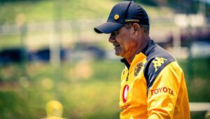 Cavin Johnson of Kaizer Chiefs during a training session