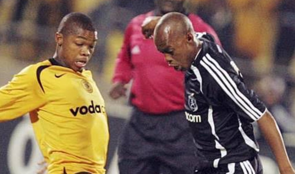 Gert Schalkwyk in action for Kaizer Chiefs against Orlando Pirates