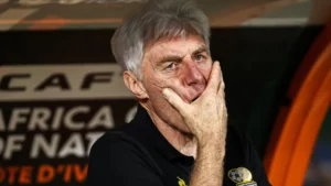 Bafana Bafana coach Hugo Broos has spoken about his future