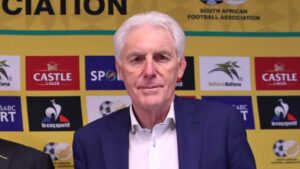 Bafana Bafana coach Hugo Broos
