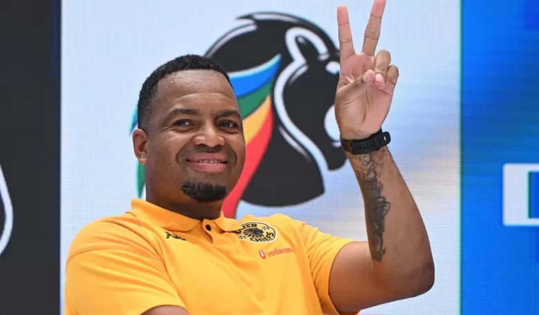 Itumeleng Khune of Kaizer Chiefs in a happy state