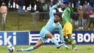 Knox Mutizwa against Kaizer Chiefs