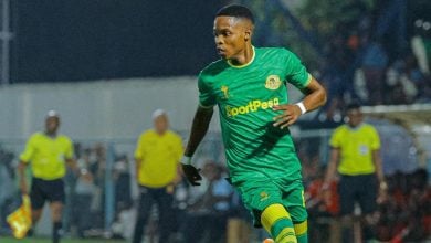Mahlatse Makudubela in action for Young Africans SC.
