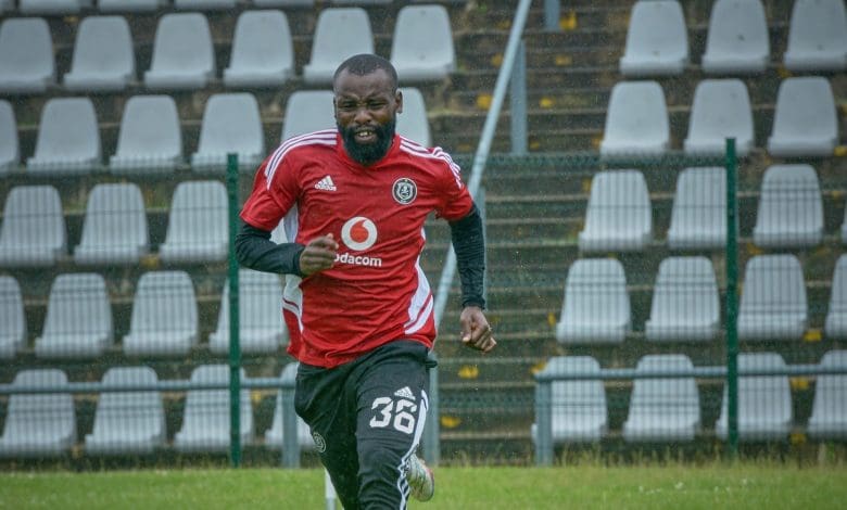 Orlando Pirates midfielder Makhehlene Makhaula.