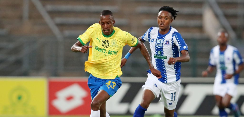 Mamelodi Sundowns in action in the Nedbank Cup against Maritzburg United