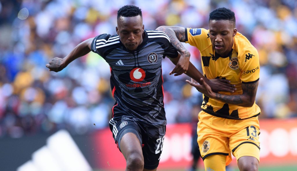 Patrick Maswanganyi in action against Kaizer Chiefs in the DStv Premiership