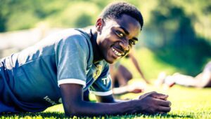 Mfundo Vilakazi during Kaizer Chiefs training session