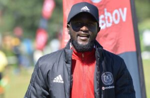 Orlando Pirates reserve team coach Simon Marange during a match