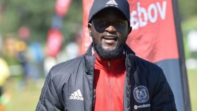 Orlando Pirates reserve team coach Simon Marange during a match