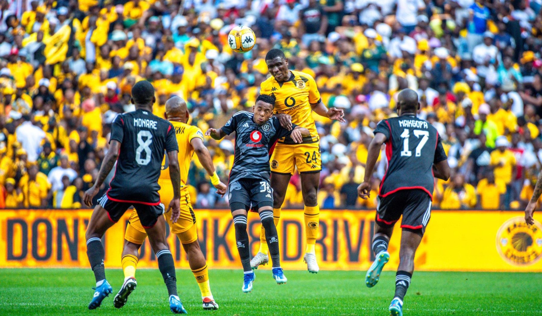 Orlando Pirates vs Kaizer Chiefs in the DStv Premiership