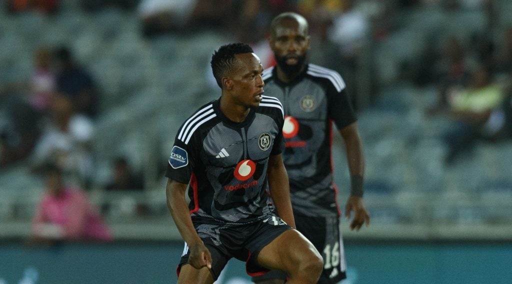 Patrrlick Maswanganyi in action for Orlando Pirates