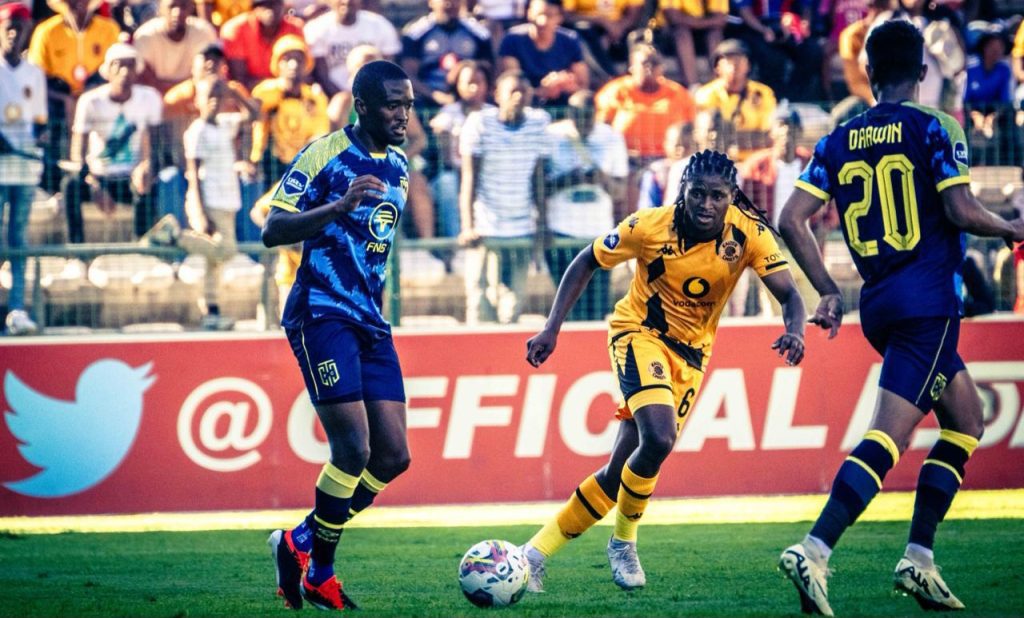 Siyethemba Sithebe in action for Kaizer Chiefs against Cape Town City FC