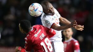 Terrence Dzvukamanja in action for Orlando Pirates