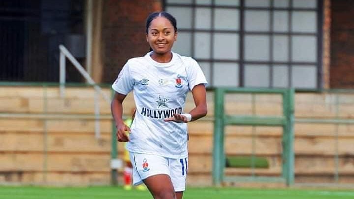 Thalea Smidt during her loan stint at AmaTuks.