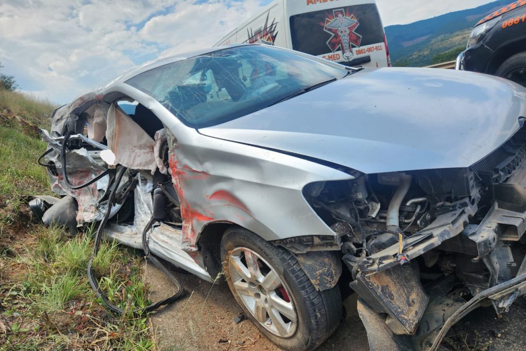 The VW Polo collided head-on with the TS Galaxy team bus and the driver of the Polo was killed.