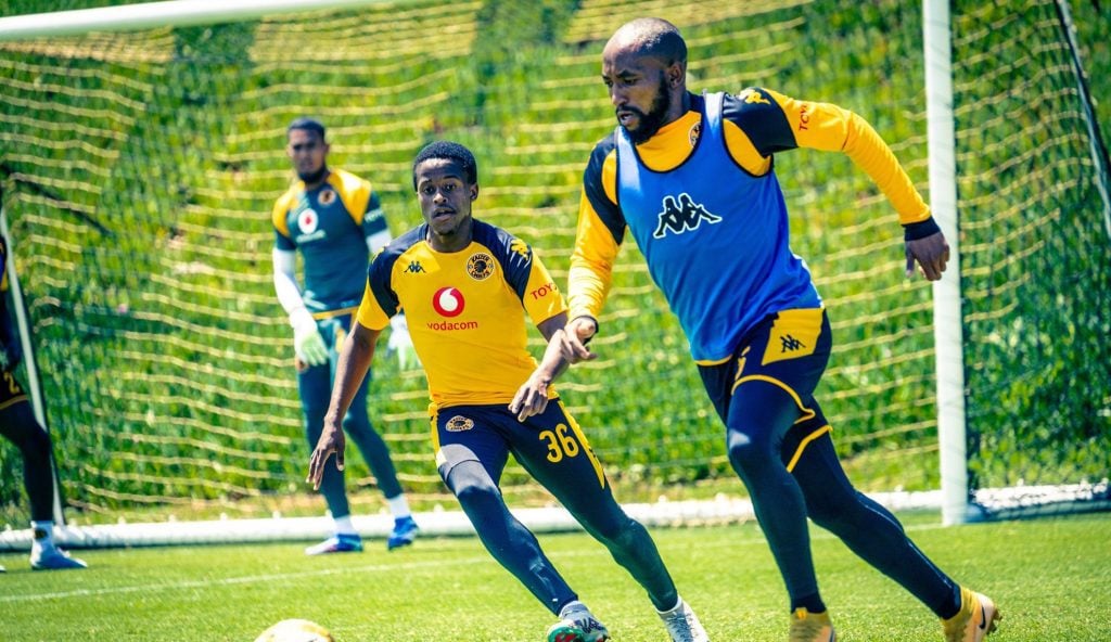 Wandile Duba during Kaizer Chiefs training session at Kaizer Chiefs Village