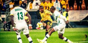 Wandile Duba in action for Kaizer Chiefs in the DStv Premiership