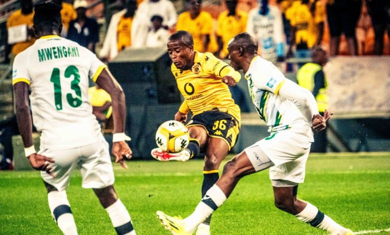 Wandile Duba in action for Kaizer Chiefs in the DStv Premiership