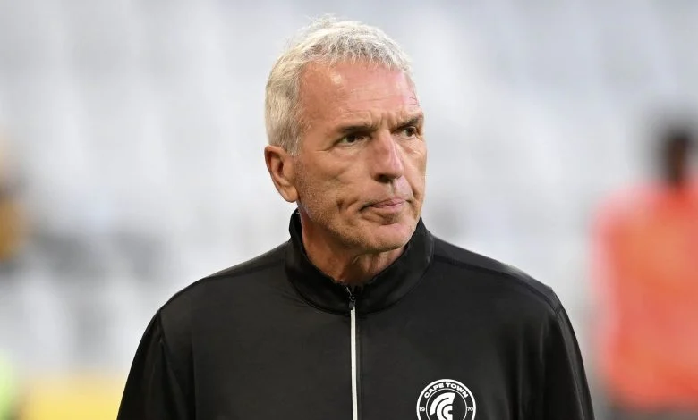 Cape Town Spurs head coach Ernst Middendorp.