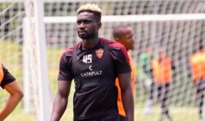 Ismael Toure at Stellenboch FC training session