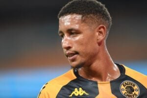 Kaizer Chiefs defender Luke Fleurs at training
