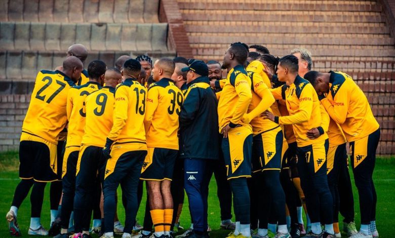 Kaizer Chiefs players at Naturena.