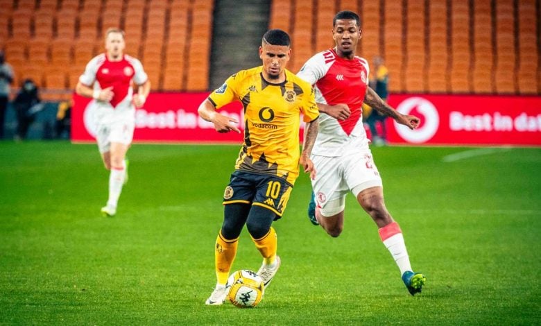 Keagan Dolly of Kaizer Chiefs in action against Cape Town Spurs