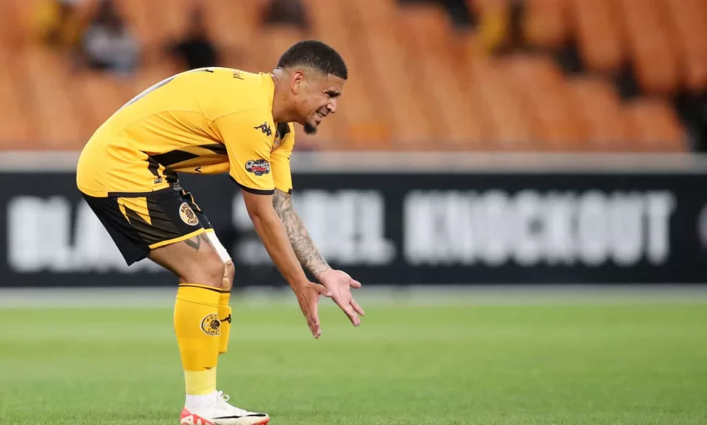 Keagan Dolly of Kaizer Chiefs in action