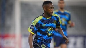 Cape Town City midfielder Luyolo Slatsha
