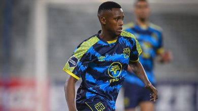 Cape Town City midfielder Luyolo Slatsha