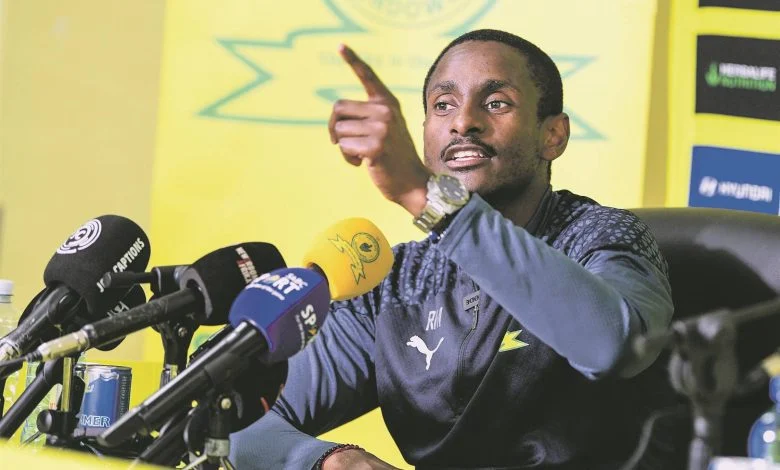 Mamelodi Sundowns coach Rulani Mokwena.