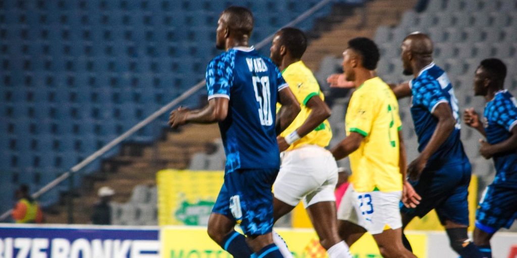 Mamelodi Sundowns in action against Moroka Swallows in the DStv Premiership