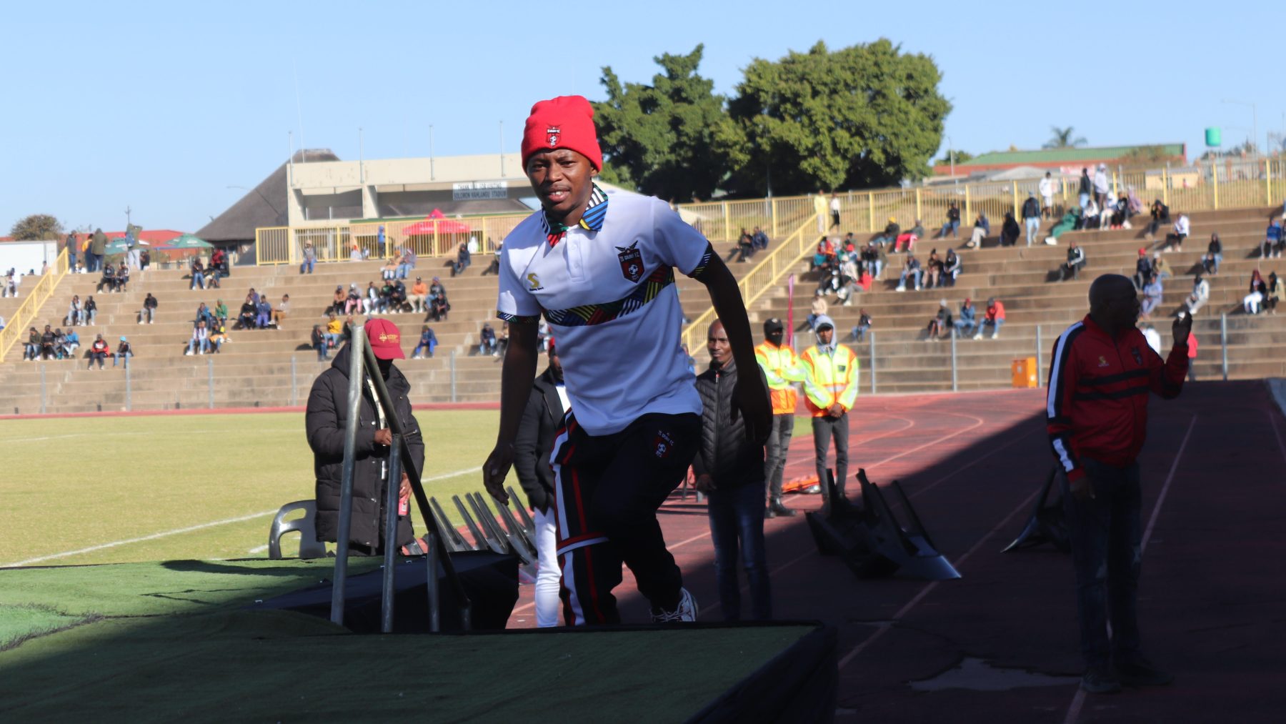 TS Galaxys midfielder Thato Khiba