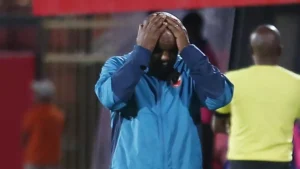 Pitso Mosimane in a sad state
