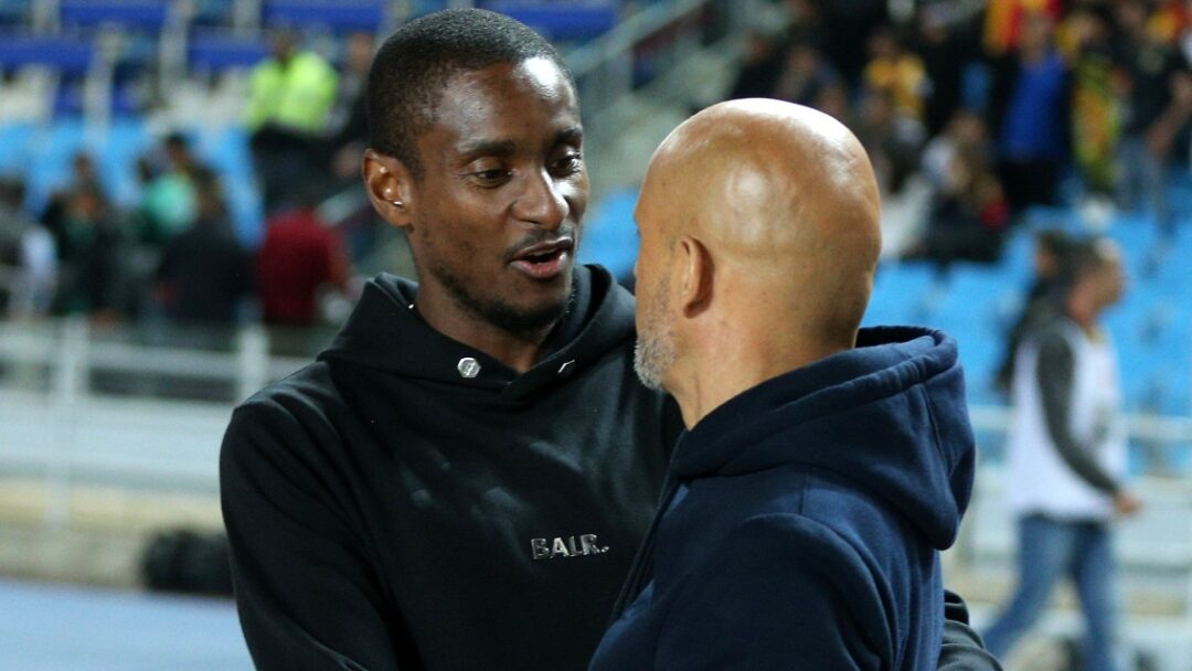 Mamelodi Sundowns coach Rulani Mokwena and ES Tunis coach Miguel Cardoso