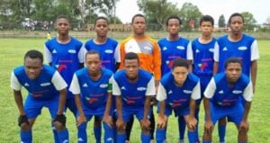 School of Excellence players pose for a team photho