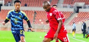 Siphesihle Mkhize in action for Sekhukhune United