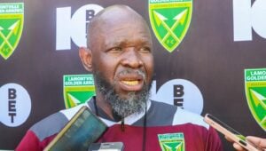 Steve Komphela likens Golden Arrows striker to Didier Drogba