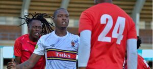 Thabang Sibanyoni in action in the Motsepe Foundation Championship