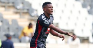 Thabiso Lebitso in action for Orlando Pirates