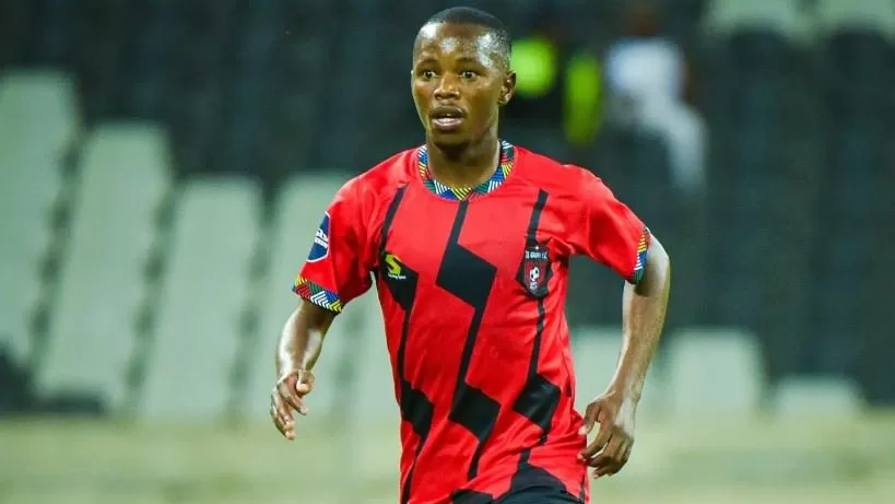 Thato Khiba in action for TS Galaxy.