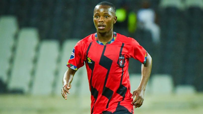 Thato Khiba in action for TS Galaxy.