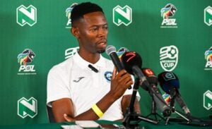 Vusumuzi Vilakazi on Mamelodi Sundowns match