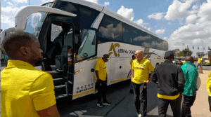 Tanzanian side Yanga SC stranded after the bus provided by Mamelodi Sundowns broke down