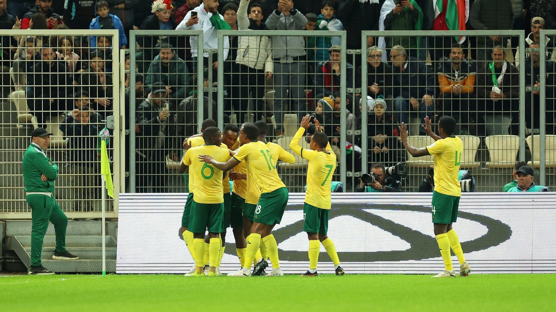 Bafana Bafana players in jubilation mood