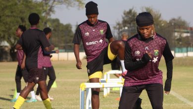 Banyana Banyana players during training session