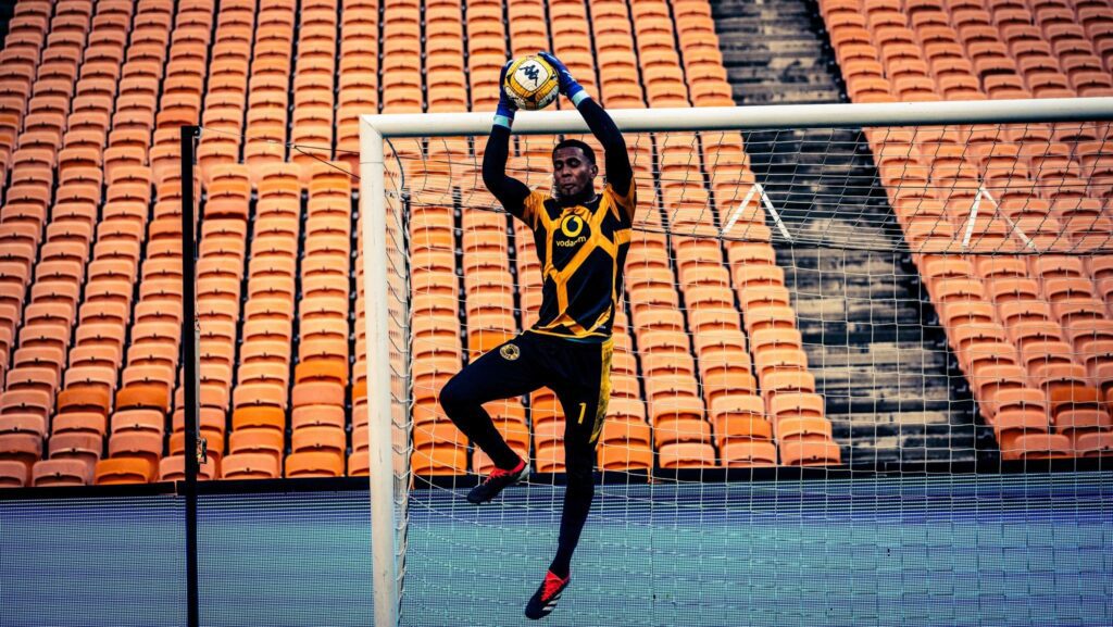 Brandon Petersen during Kaizer Chiefs warm up session