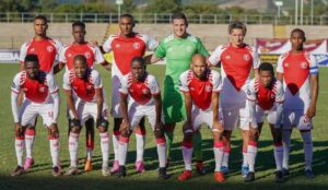 Cape Town Spurs players before a match in the DStv Premiership