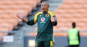 Cavin Johnson of Kaizer Chiefs during a training session at FNB Stadium