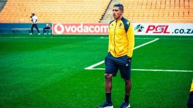 Edson Castillo during Kaizer Chiefs pitch inspection